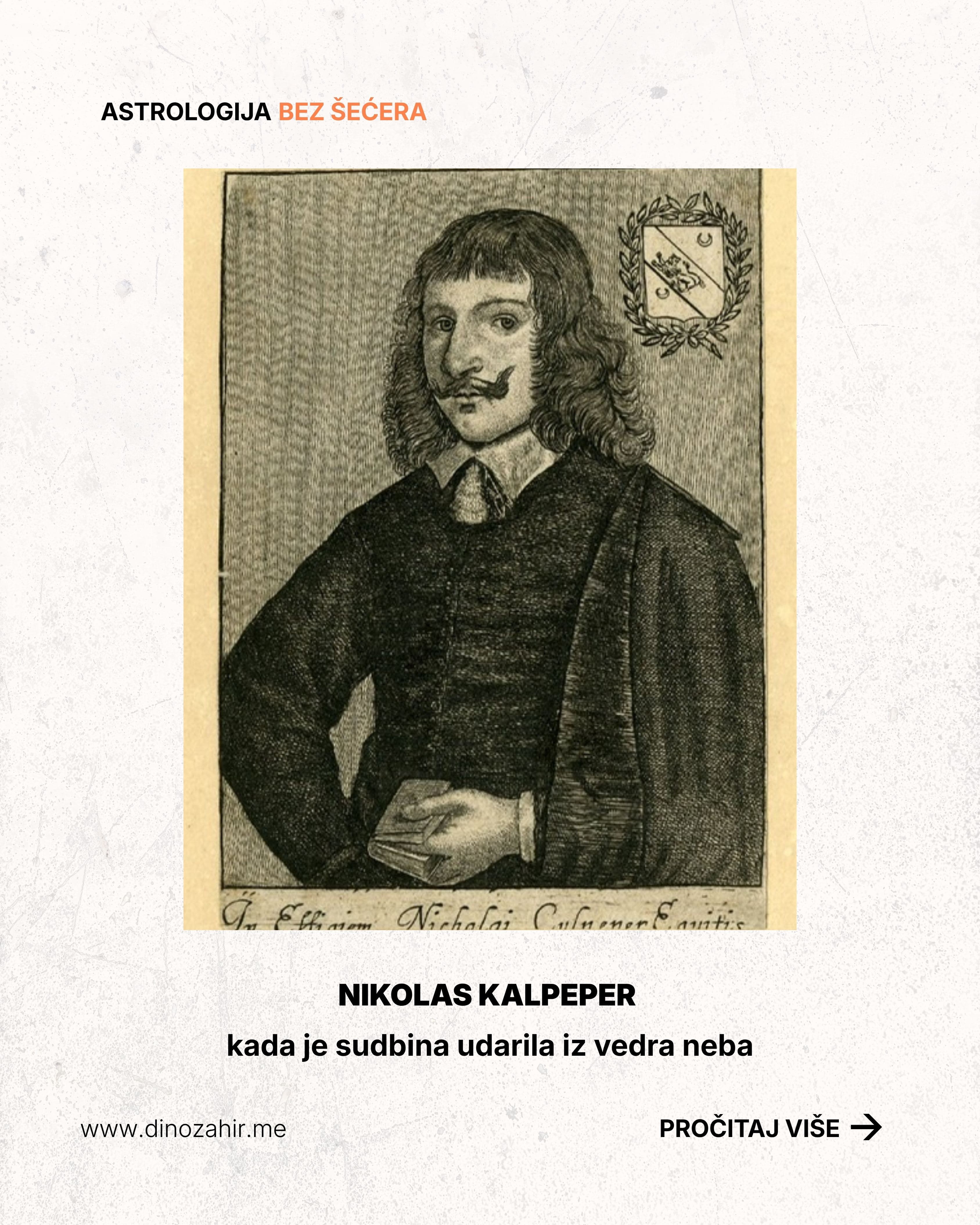 Nikolas Kalpeper - kada je sudbina udarila iz vedra neba