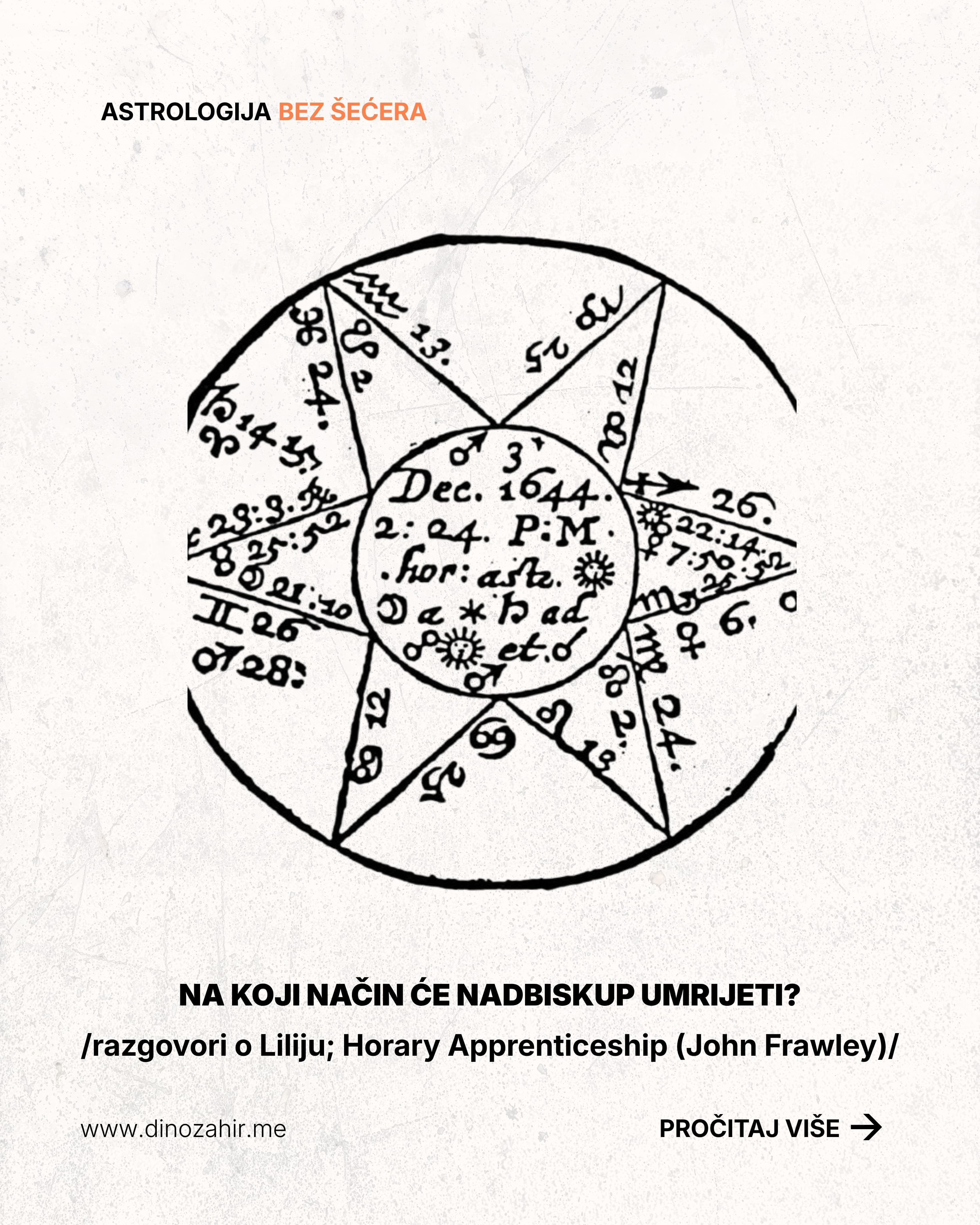 Na koji način će nadbiskup umrijeti?